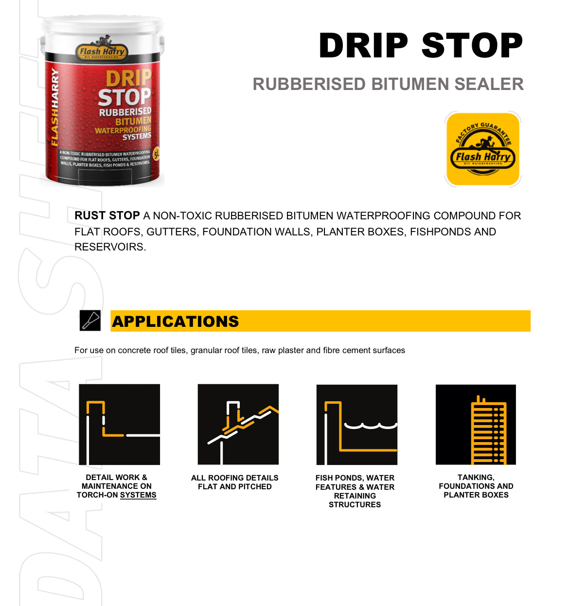 Drip Stop Bitumen - 5L