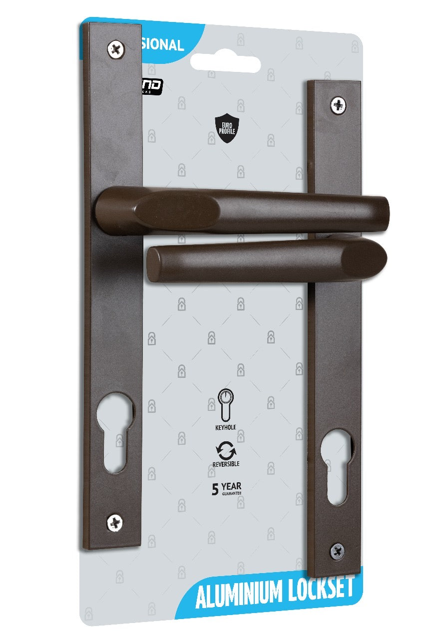 Aluminium Lever Handle + Lock set