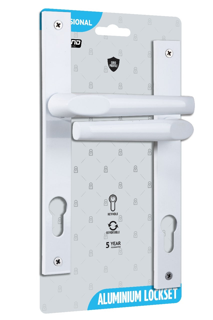 Aluminium Lever Handle + Lock set