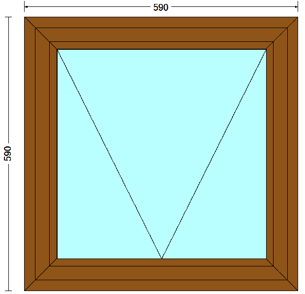 Econo Bronze Top Hung Window