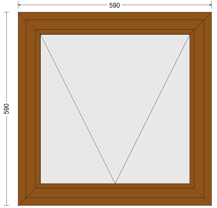 Econo Bronze Top Hung Window