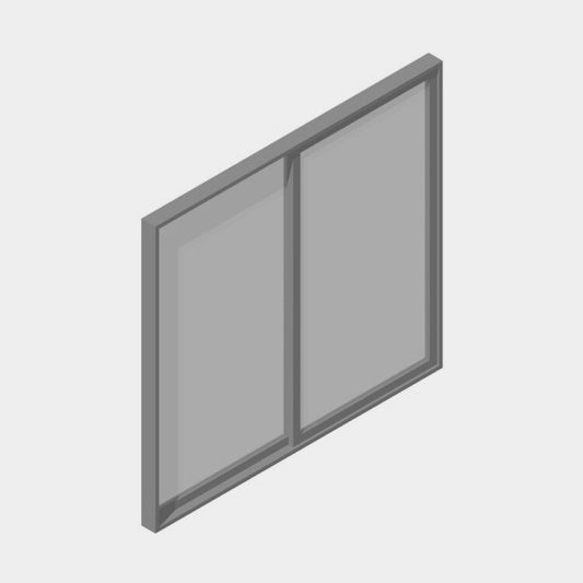 Heavy Duty Sliding Door - 2 Panel