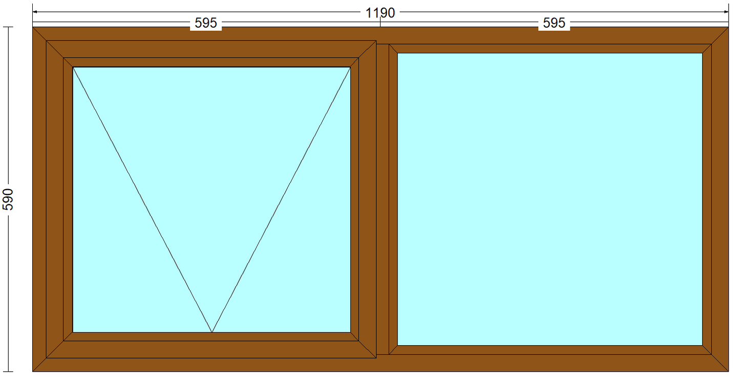 PT126 - Top Hung Window