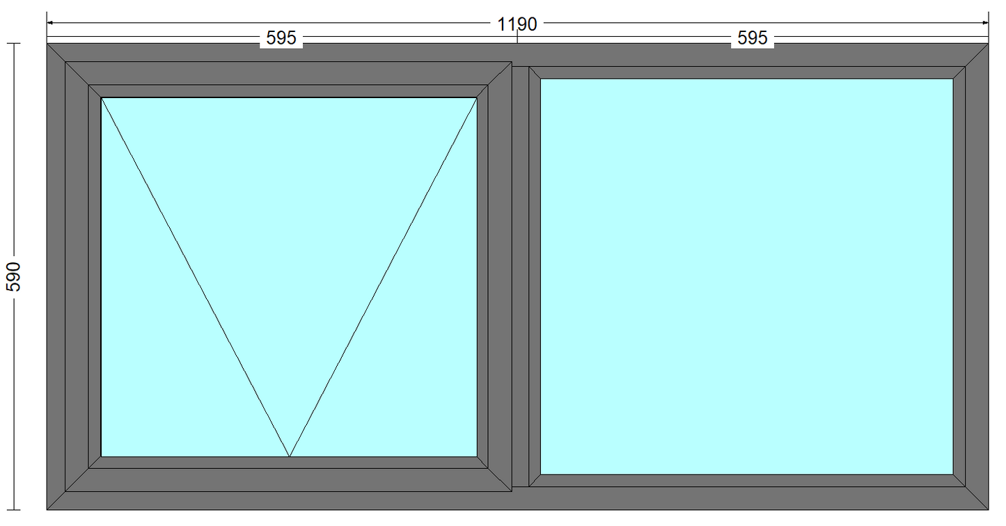 PT126 - Top Hung Window