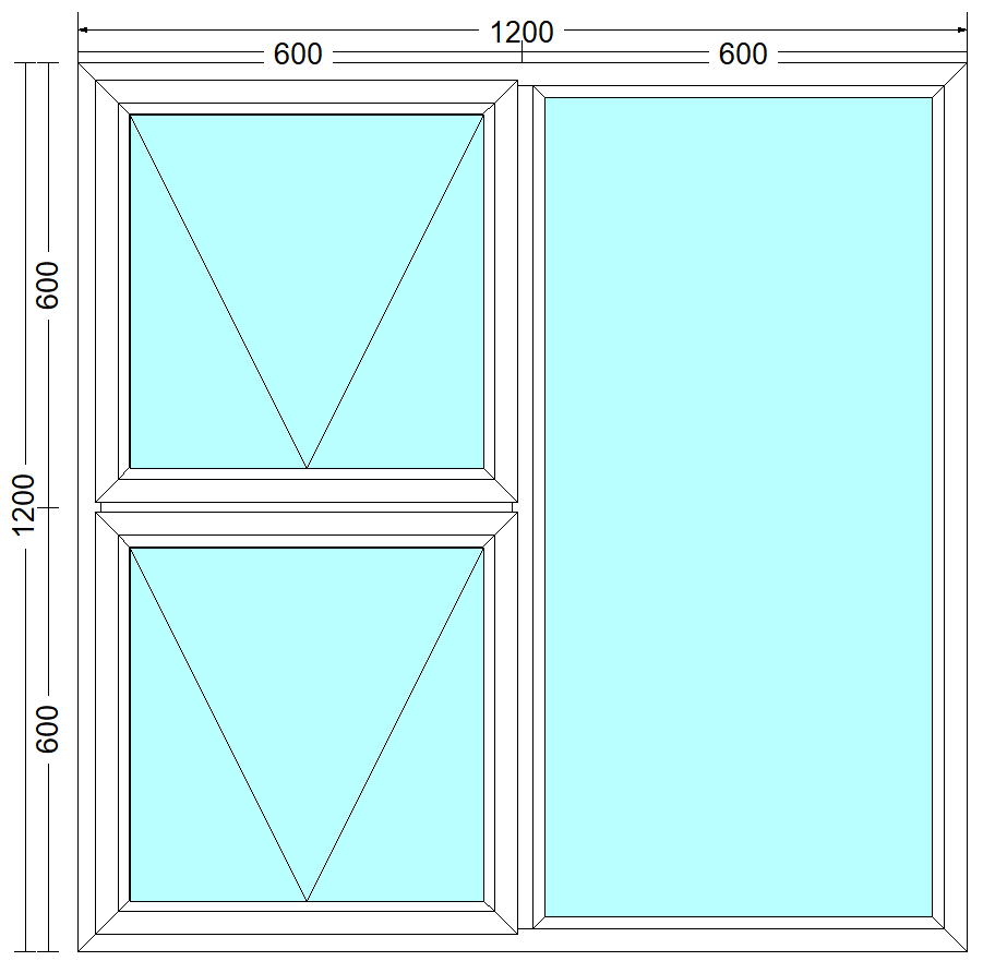 PT1212 - Top Hung Window