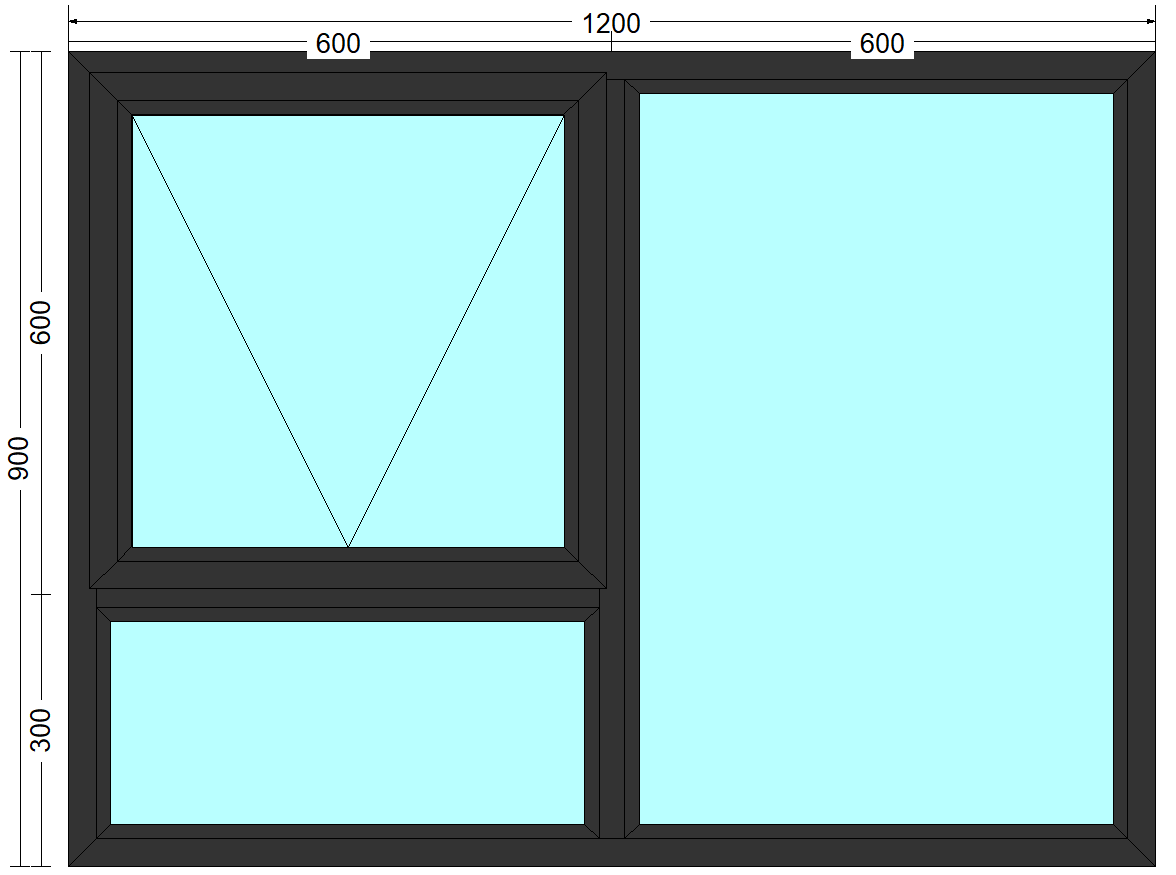 PT129 - Top Hung Window