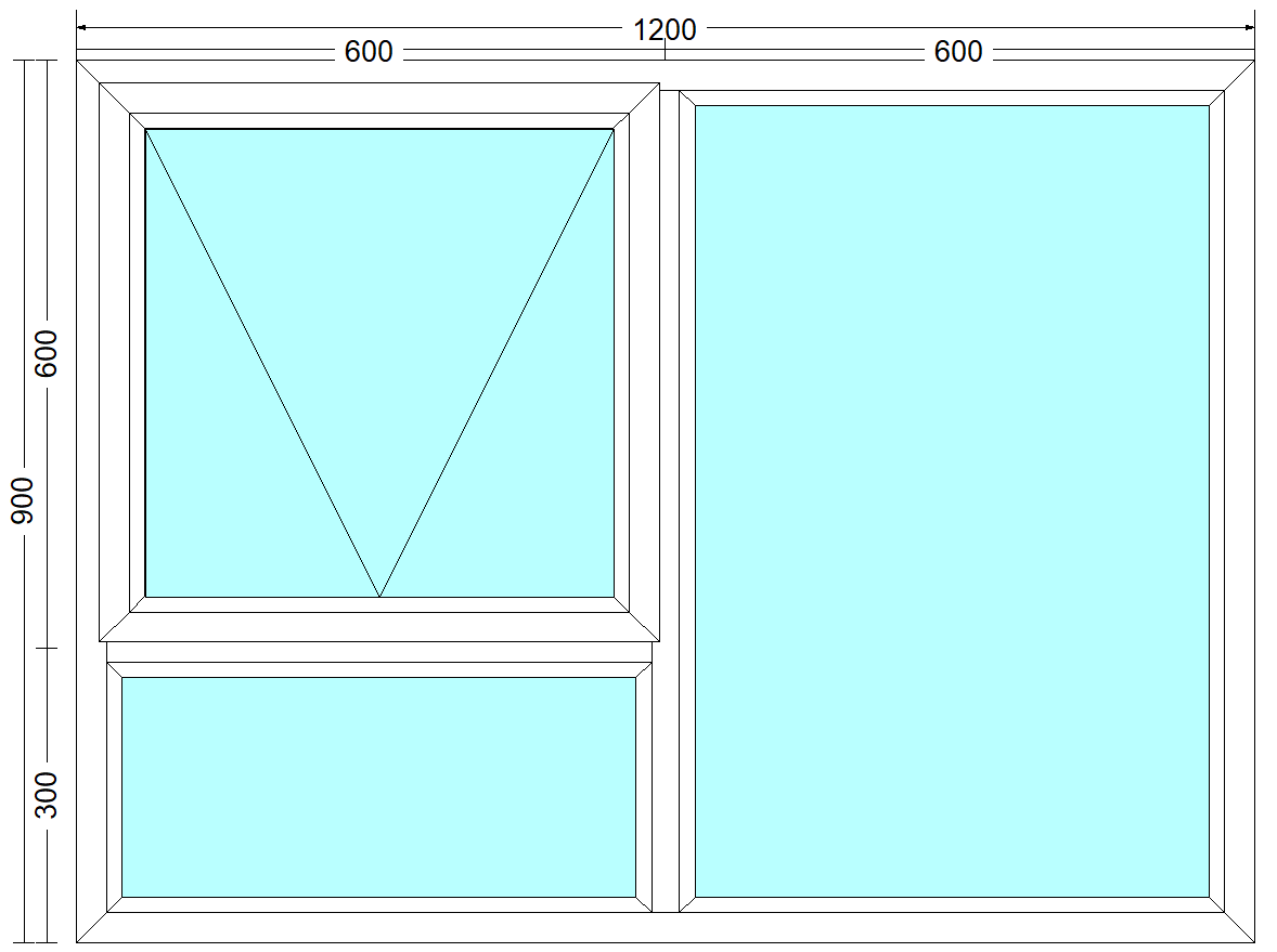 PT129 - Top Hung Window