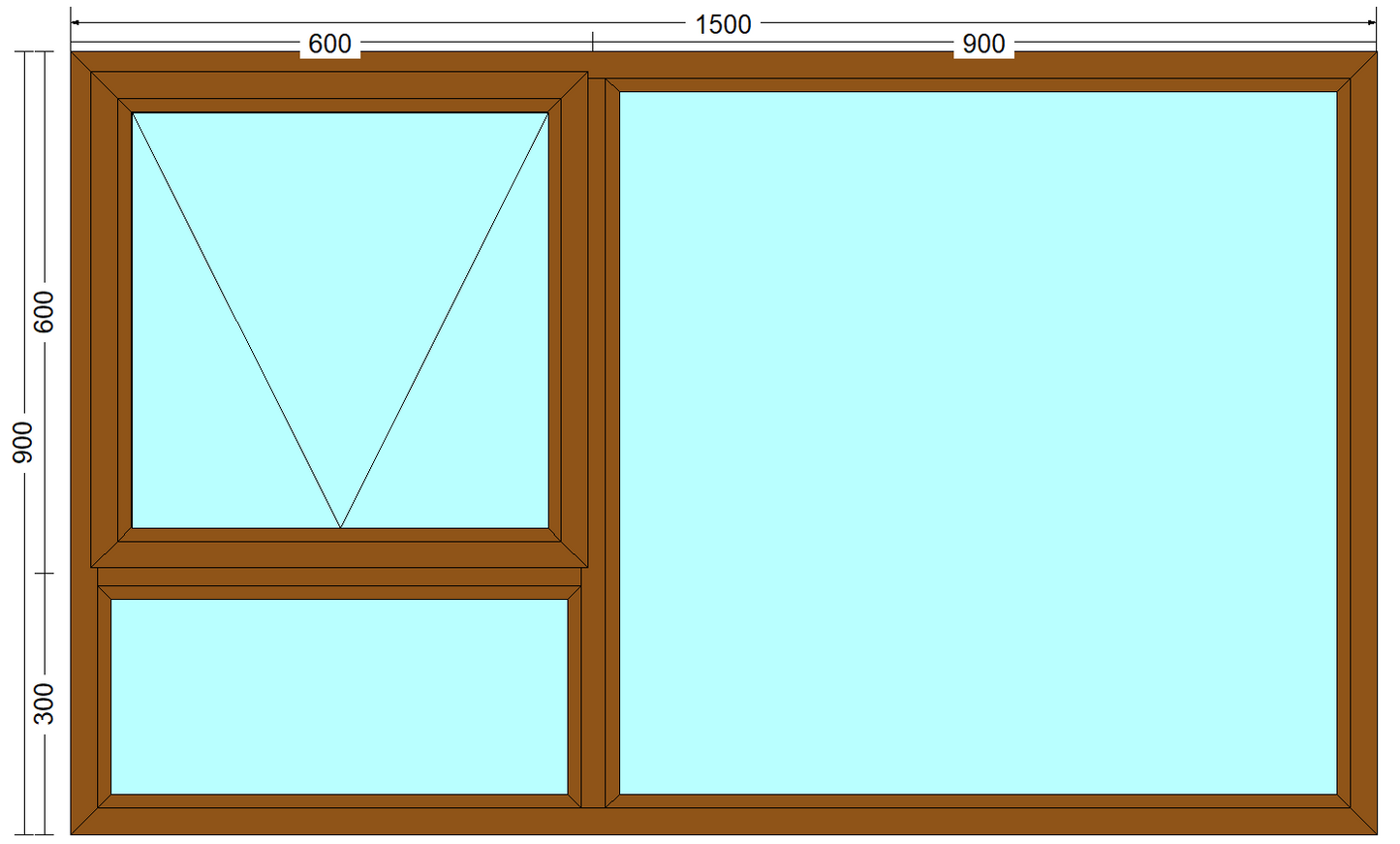 PT159 - Top Hung Window