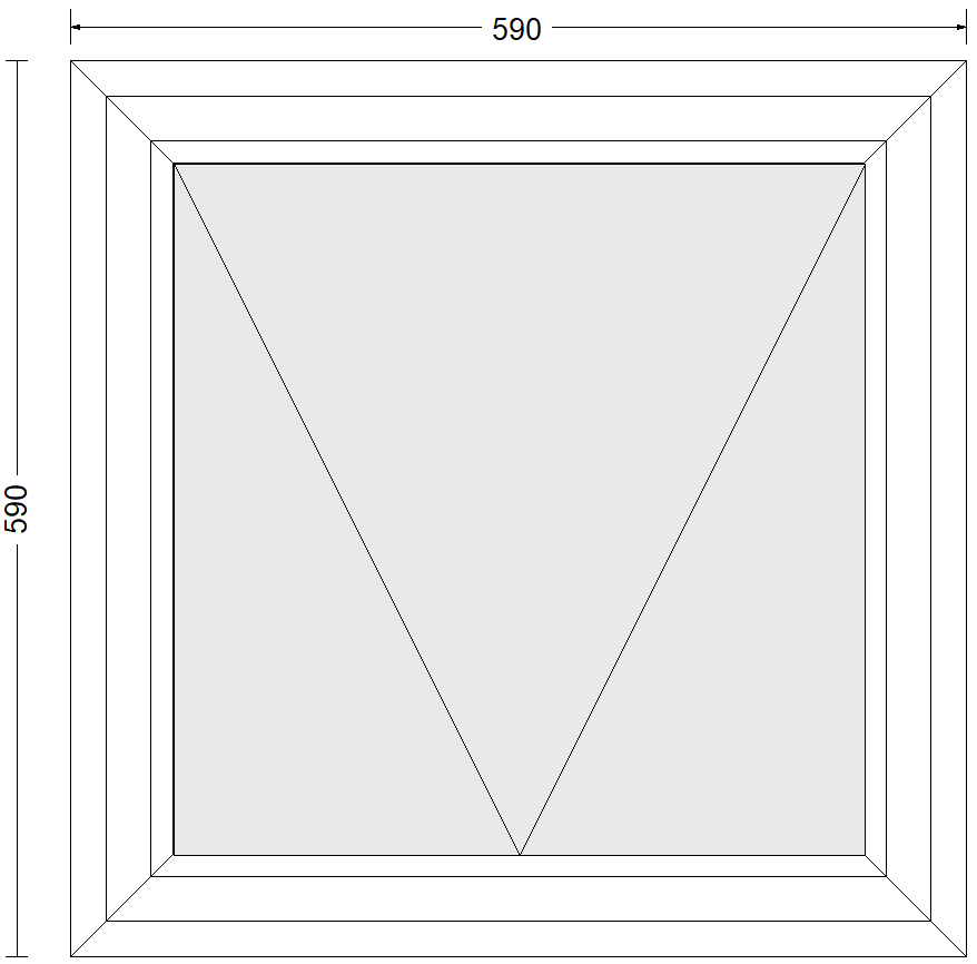 PT66 - Top Hung Window