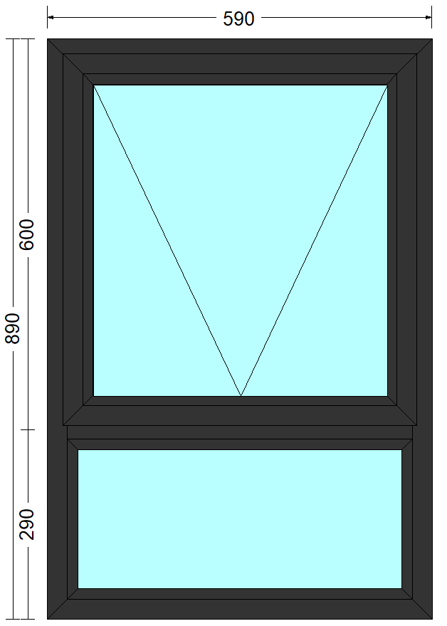 PT69 Top Hung Window