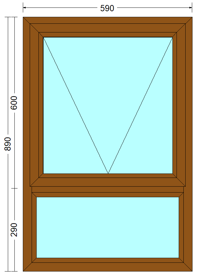 PT69 Top Hung Window