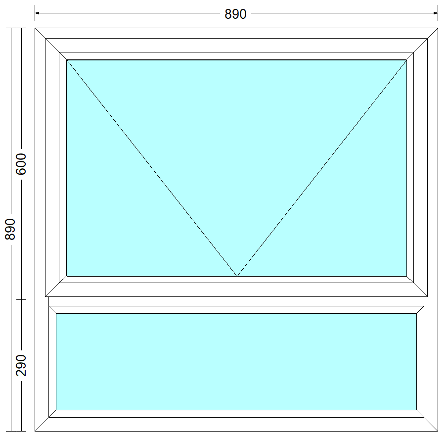 PT99 - Top Hung Window