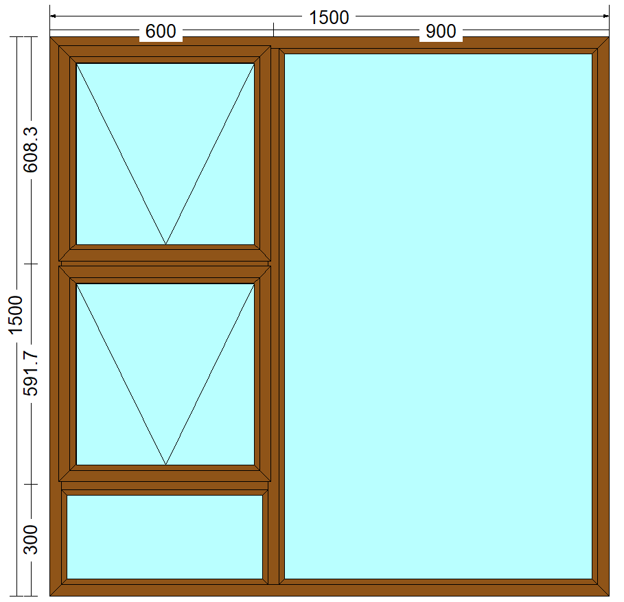 PT1515 - Top Hung Window