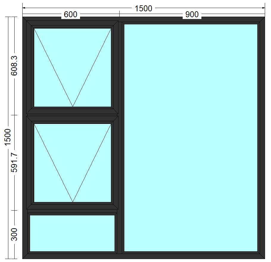 PT1515 - Top Hung Window