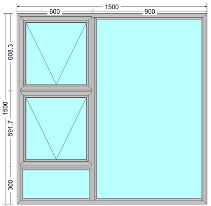 PT1515 - Top Hung Window