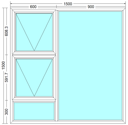 PT1515 - Top Hung Window