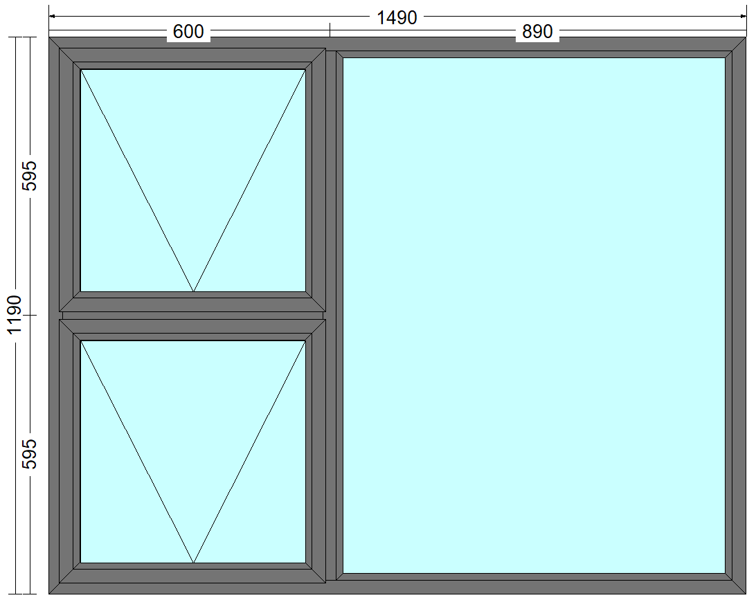 PT1512 - Top Hung Window