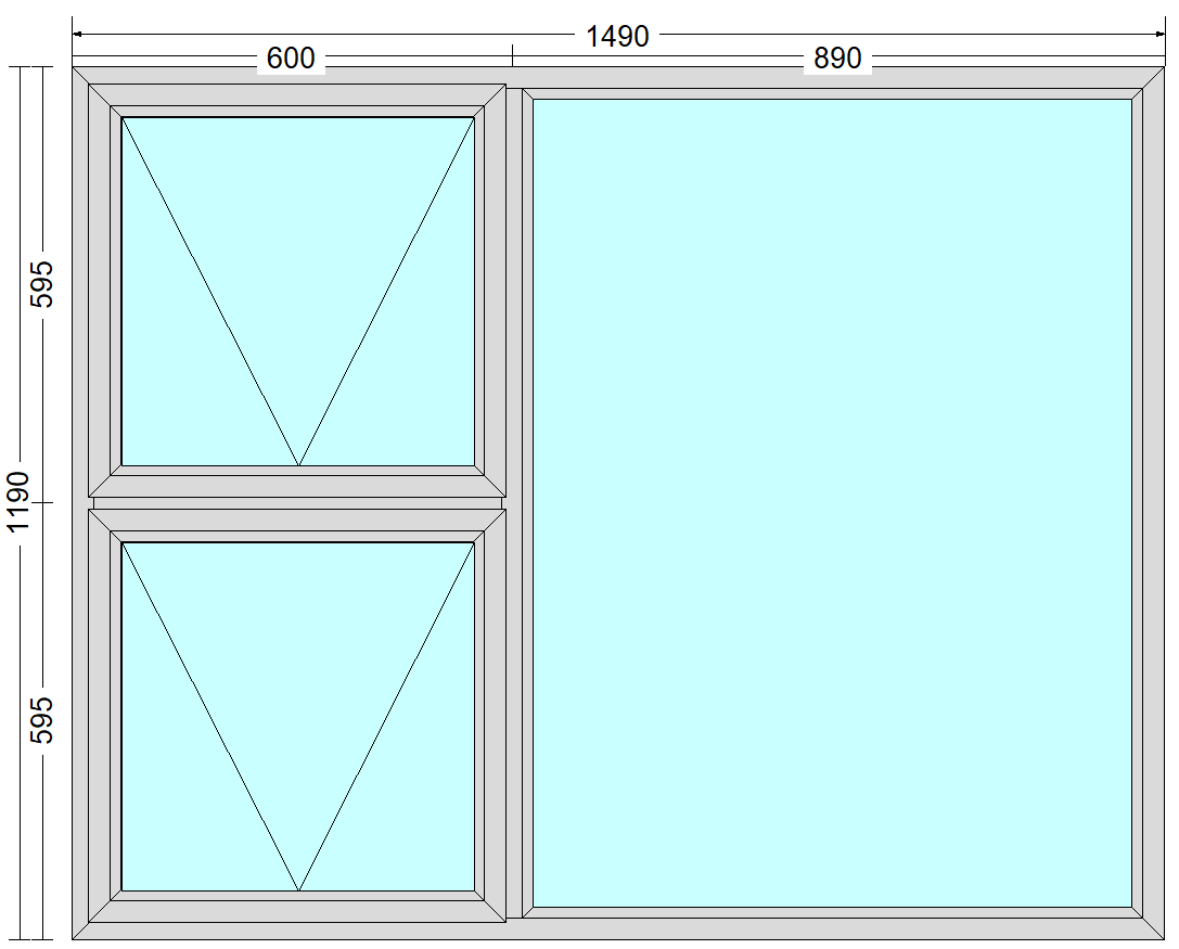 PT1512 - Top Hung Window