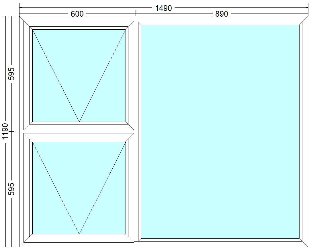 PT1512 - Top Hung Window