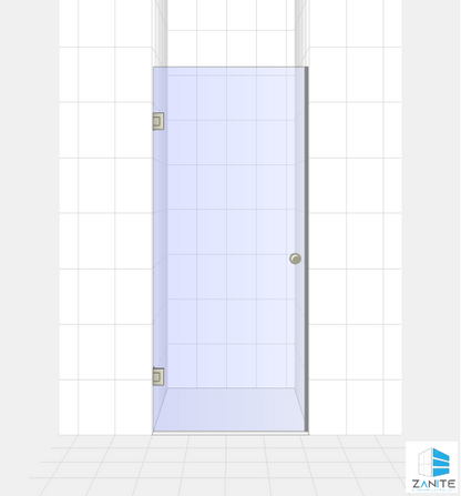 Frameless Shower Door - 8mm Clear Glass