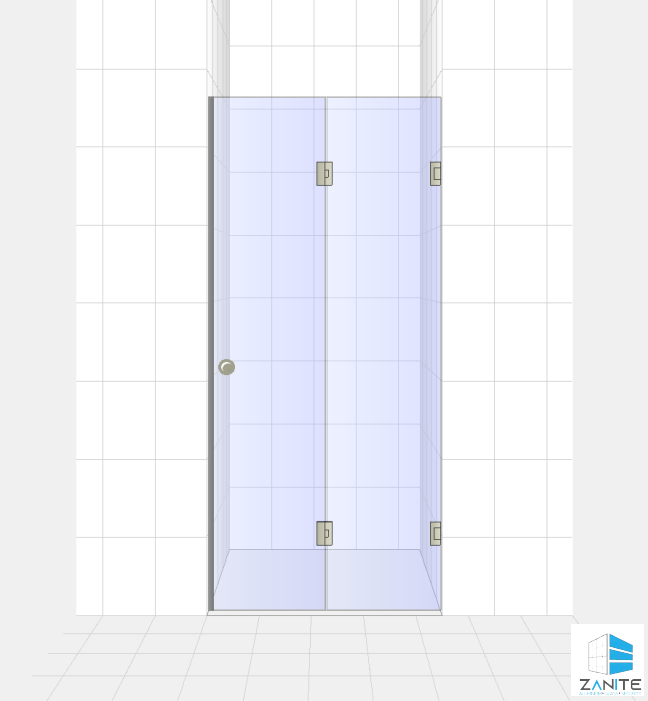 Frameless Bifold Shower Door