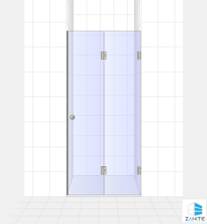 Frameless Bifold Shower Door