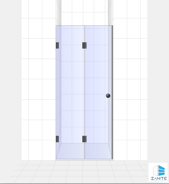 Frameless Bifold Shower Door