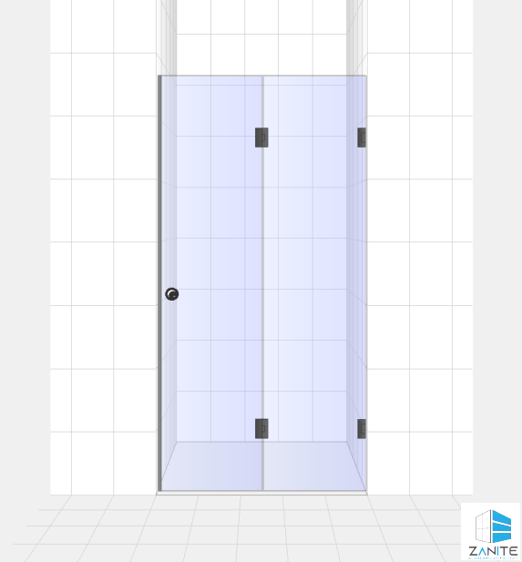 Frameless Bifold Shower Door