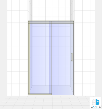 Frameless Sliding Shower