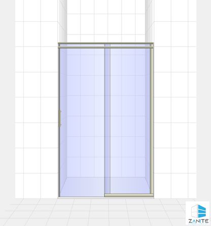 Frameless Sliding Shower