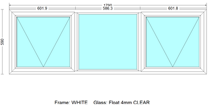 PTT186 - Top Hung Window