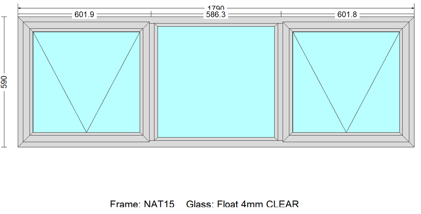 PTT186 - Top Hung Window