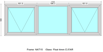 PTT186 - Top Hung Window