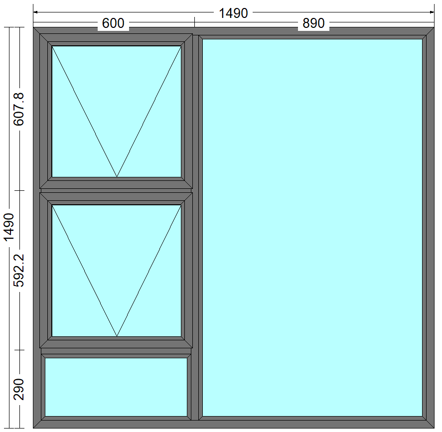 PT1515 - Top Hung Window