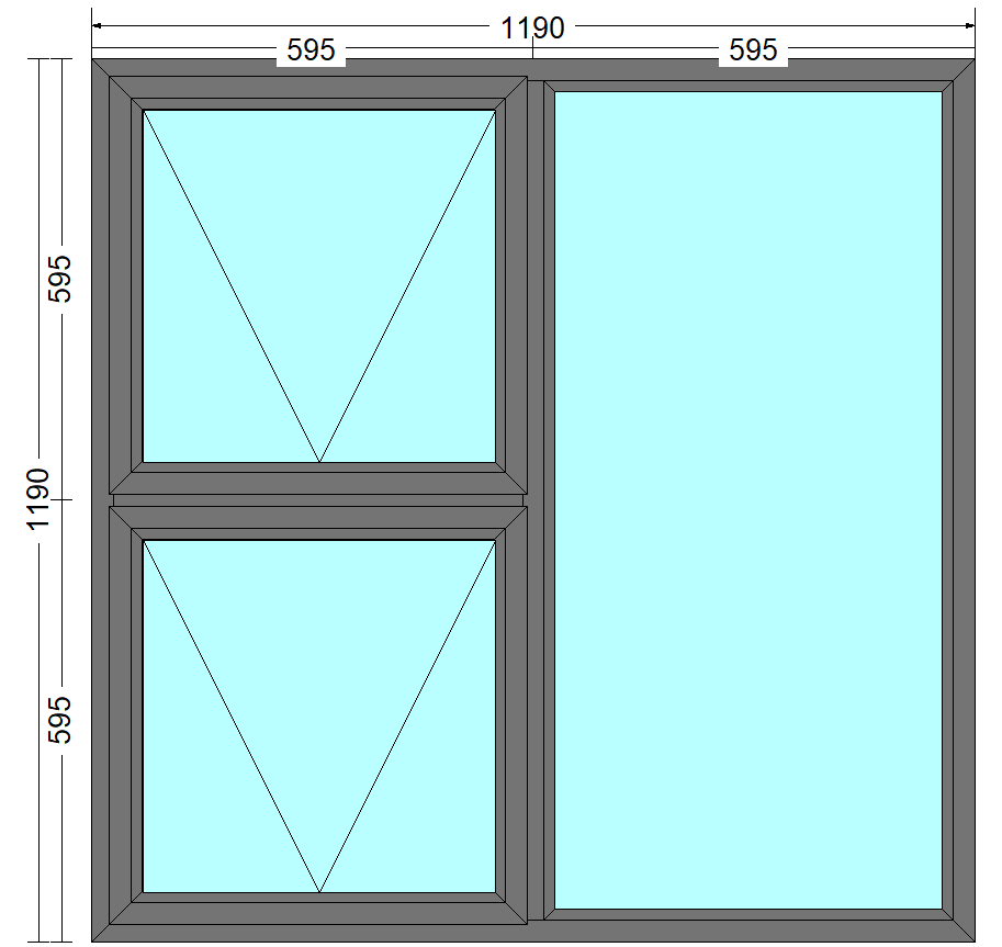 PT1212 - Top Hung Window