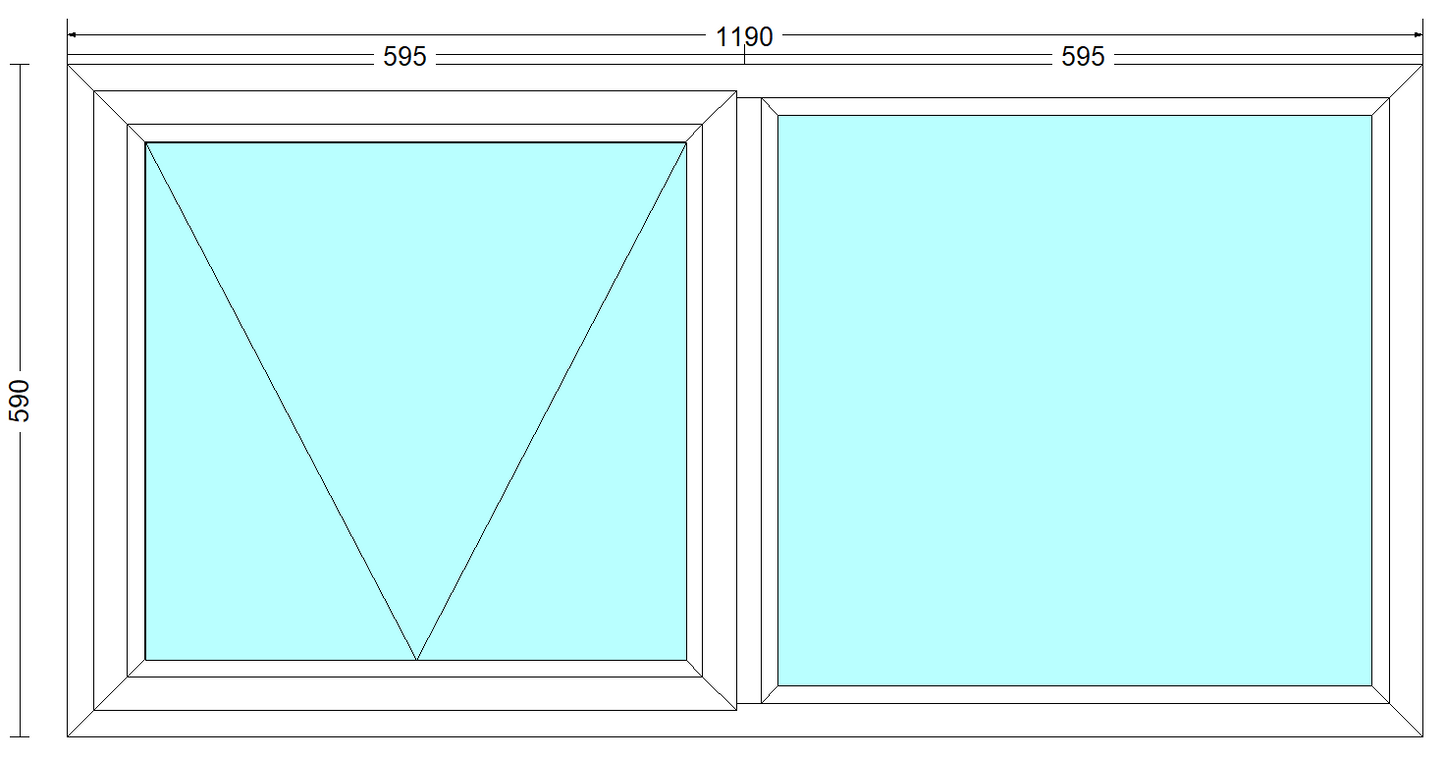 PT126 - Top Hung Window